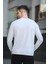 Gorry Brooklyn Baskılı Çizgili Slim Fit Likralı Erkek Sweatshirt 4