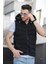 Giaco Slim Fit Kapüşonlu Suya Dayanıklı Puffer Erkek Şişme Yelek 2