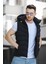 Giaco Slim Fit Kapüşonlu Suya Dayanıklı Puffer Erkek Şişme Yelek 3