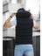 Giaco Slim Fit Kapüşonlu Suya Dayanıklı Puffer Erkek Şişme Yelek 4