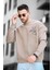 Trc 2719 Üç İplik Şardonlu Sırt Baskılı Bisiklet Yaka Oversize Erkek Sweatshirt 2