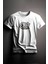 Unisex Baskılı Beyaz Tişört Stay True L 1