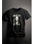 Unisex Baskılı Siyah Tişört Lana Del Rey S 1