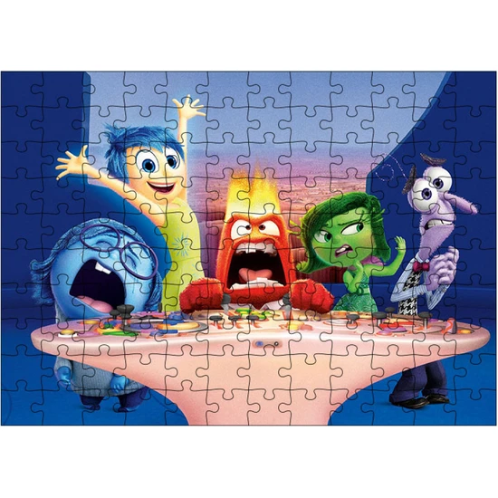 Bedeko Ahşap Mdf Puzzle Yapboz Ters Yüz Çizgi Film 120 Parça 25*35 cm