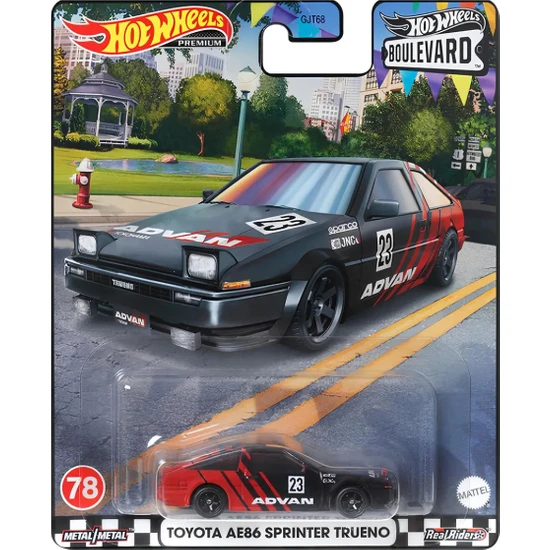 Hotwheels Hot Wheels Premium Boulevard Arabalar Toyota AE86 Sprinter Trueno