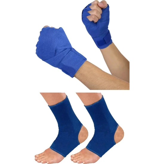 CK Spor Ckspor Boks Bandajı ve Kick Boks Çorabı Seti Muay Thai Kickboks Bandajı + Boks Çorabı Boks Seti