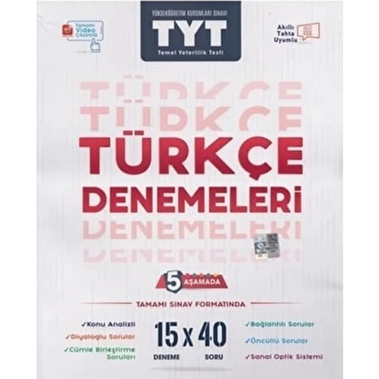 Limit Yayınları TYT 15 Türkçe Deneme