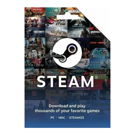 Steam Gift Card 50 EUR France (Fransa)