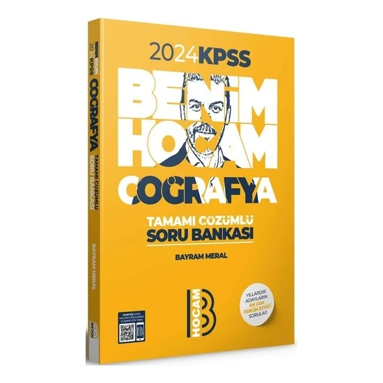 Benim Hocam Yayınları  2024 KPSS Coğrafya Tamamı Çözümlü Soru Bankası