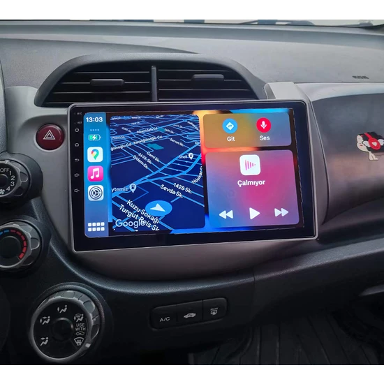 Conio Honda Jazz 2009-2013 Android Sürüm 13 Kablosuz Carplay Navigasyon Multimedya 10 Inç Ekran 2gb Ram 32GB Rom Hafıza