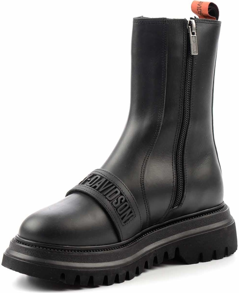 Harley Davidson Black Leather Kadın Bot & Bootie HD0777054903 görsel 5