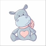 Reysa Tasarım Sevimli Su Aydırı Sticker Duvar Sticker 25X30 cm