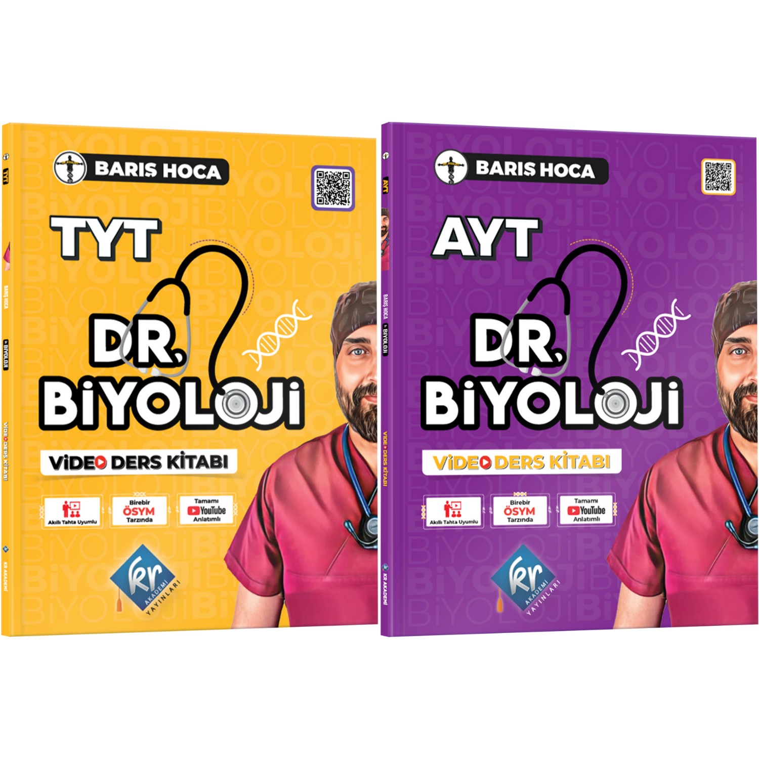 Kr Akademi Yayınları Barış Hoca TYT-AYT Dr. Biyoloji Video Kitabı