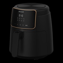 Arçelik Airfryer L, 3.9 Lt 1500 W 8 Programlı Yağsız Sıcak Hava Fritözü, Siyah