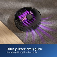 Philips Istasyonlu Silme+Haritalandırma Özellikli 4000 Pa Yüksek Emiş Güçlü Akıllı Robot Süpürge, Beyaz