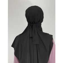 Erasra Class Sufle Hazır Baglamalı Büyük Esarp Hijap Hac Umre Icin Uygundur Sandy Kumas