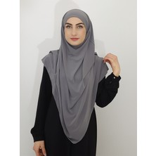 Erasra Class Sufle Hazır Baglamalı Büyük Esarp Hijap Hac Umre Icin Uygundur Sandy Kumas