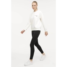 Lumberjack Anna Kadın Ekru Sweatshirt