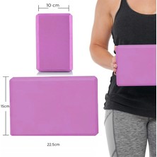Gymo Pro Series Büyük Boy Yoga Blok Lila