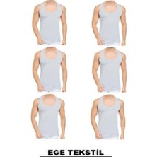 Ege Tekstil 6'li Paket Erkek Iç Çamaşır Atlet Seti