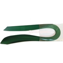 Quilling Quillingseti 1cm Petrol Nefti Yeşili Renkli Quilling Kağıdı - 10MM 50'li
