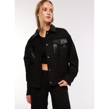 Fabrika Basic Siyah Kadın Ceket F3WL-CKT2