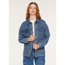 Caterpillar Indigo Kadın Denim Ceket C23WL MNT08
