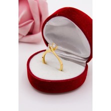 Latif Kuyumcu 14 Ayar Altın Yüzük  Tektaş Kadın Yüzük