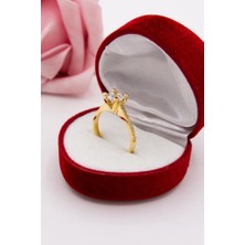 Latif Kuyumcu 14 Ayar Altın Yüzük  Tektaş Kadın Yüzük