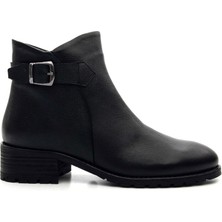 Venüs 2253401K Kadın Tokalı  Deri Kısa Bot