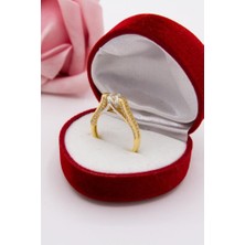 Latif Kuyumcu 14 Ayar Altın Yüzük Tektaş Kadın Yüzük