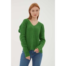 Fashion Friends Kadın Kazak Yeşil 23K0094K1