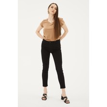 Fashion Friends Kadın Jean Pantolon Siyah 23K0565K1