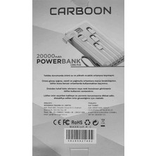 Carboon CRN-P20 20000 Mah Powerbank