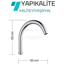 Yapı Kalite Delta Mix Lavabo Borusu Kısa