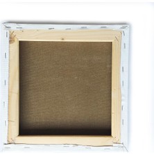 Kuytu Sanat Tuval 30 cm x 30 cm x 2 Adet, Kaliteli Kanvas Tuval %100 Pamuk, Palet ve Fırça Hediyeli