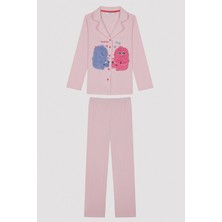Kız Çocuk Warm Hug Pembe Pijama Takımı
