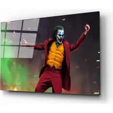 Kırmızı Ayı Joker Cam Tablo