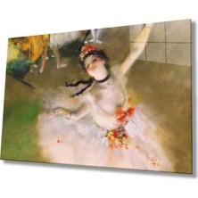 Kırmızı Ayı Balerin Cam Tablo