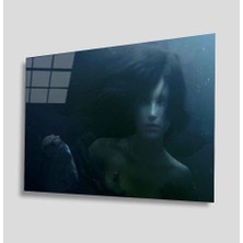 Kırmızı Ayı Sualtı Cam Tablo