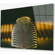 Kırmızı Ayı Eşya Cam Tablo