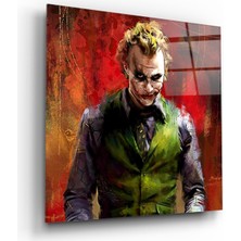 Kırmızı Ayı Joker Cam Tablo