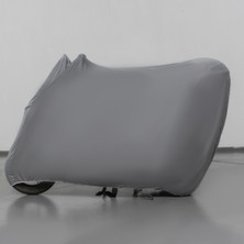 Teksin Harley Davidson Flhx Street Glide Motosiklet Brandası Gri Penye Örtü Motor Brandası