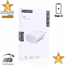 Etech ETC-015 3.0A 20W Pd Şarj Adaptörü