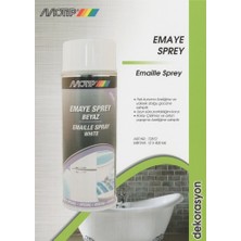 Motip Emaye Yüzey Sprey Boya Beyaz 400 ml