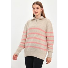 Alexander Gardi Fermuarlı Balıkçı Yaka Triko Kazak (B23-5802)