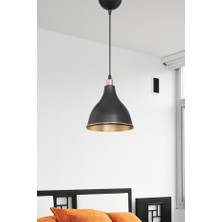 Ag Light Design Siyah Sarkıt Avize Salon Mutfak Koridor Yatak Odası Lamba