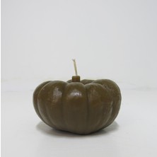 Missi 7 cm Dekoratif Haki Balkabağı Mum