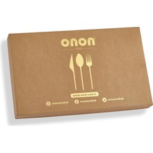 Onon Glory 60 Parça Çatal Kaşık Bıçak Seti 18/10