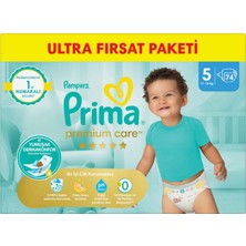 Prima Premium Care Bebek Bezi 5 Beden Junior 11-16 Kg 74lü Süper